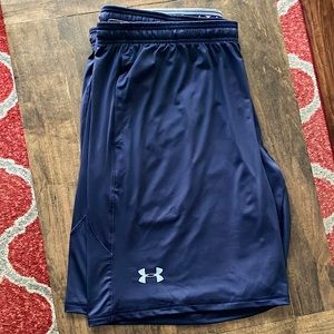 Under Armour | 2 NWT Navy Blue athletic shorts heat gear 3 XL bundle